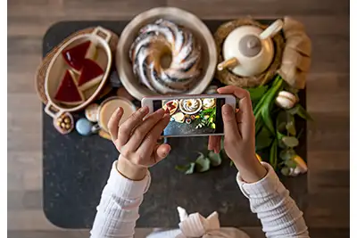 インスタストーリー動画の画質② モバイルデータ節約モードをOFFにする